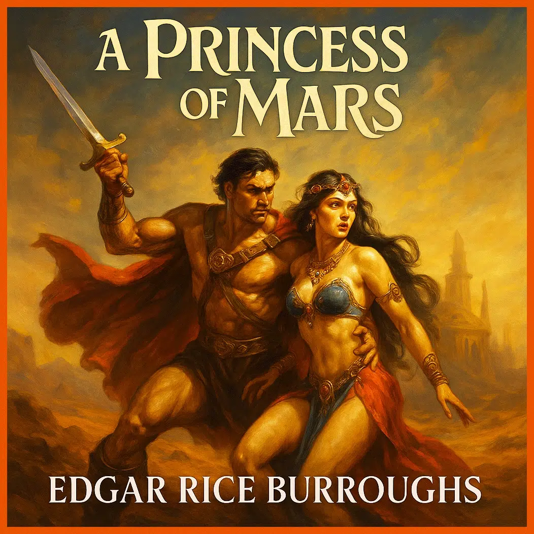A Princess of Mars audiobook cover – Science Fiction by Edgar Rice Burroughs – Dream Audiobooks