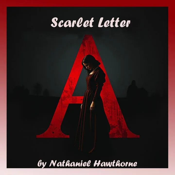 The Scarlet Letter audiobook cover – Classic Literature by Nathaniel Hawthorne – Dream Audiobooks
