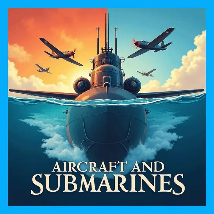 Aircraft and Submarines audiobook cover – War & Military History – Dream Audiobooks