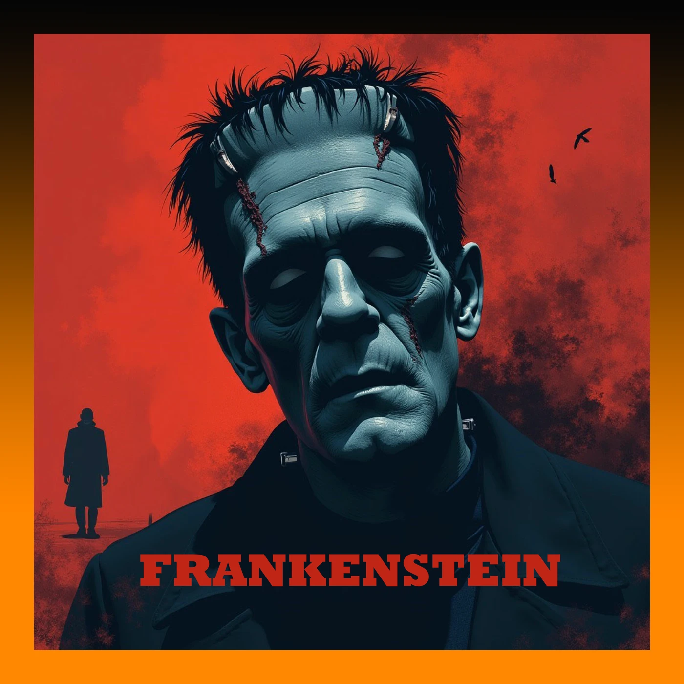 Frankenstein audiobook cover – Gothic Classic by Mary Shelley – Dream Audiobooks