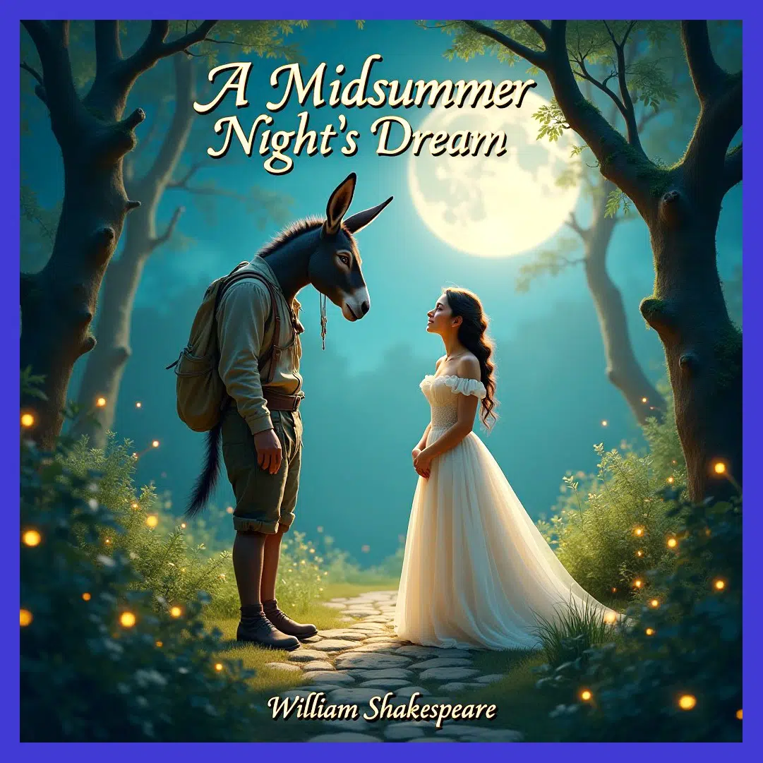 A Midsummer Night’s Dream audiobook cover – Classic Shakespeare comedy – Dream Audiobooks