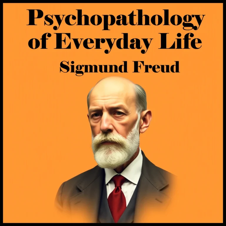 Psychopathology of Everyday Life audiobook cover – Psychology and psychoanalysis by Sigmund Freud – Dream Audiobooks