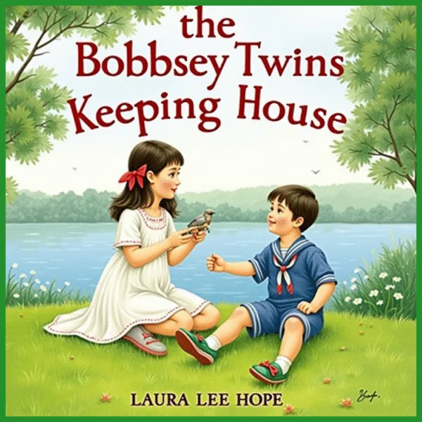 The Bobbsey Twins Keeping House audiobook cover – Children’s Literature by Laura Lee Hope – Dream Audiobooks