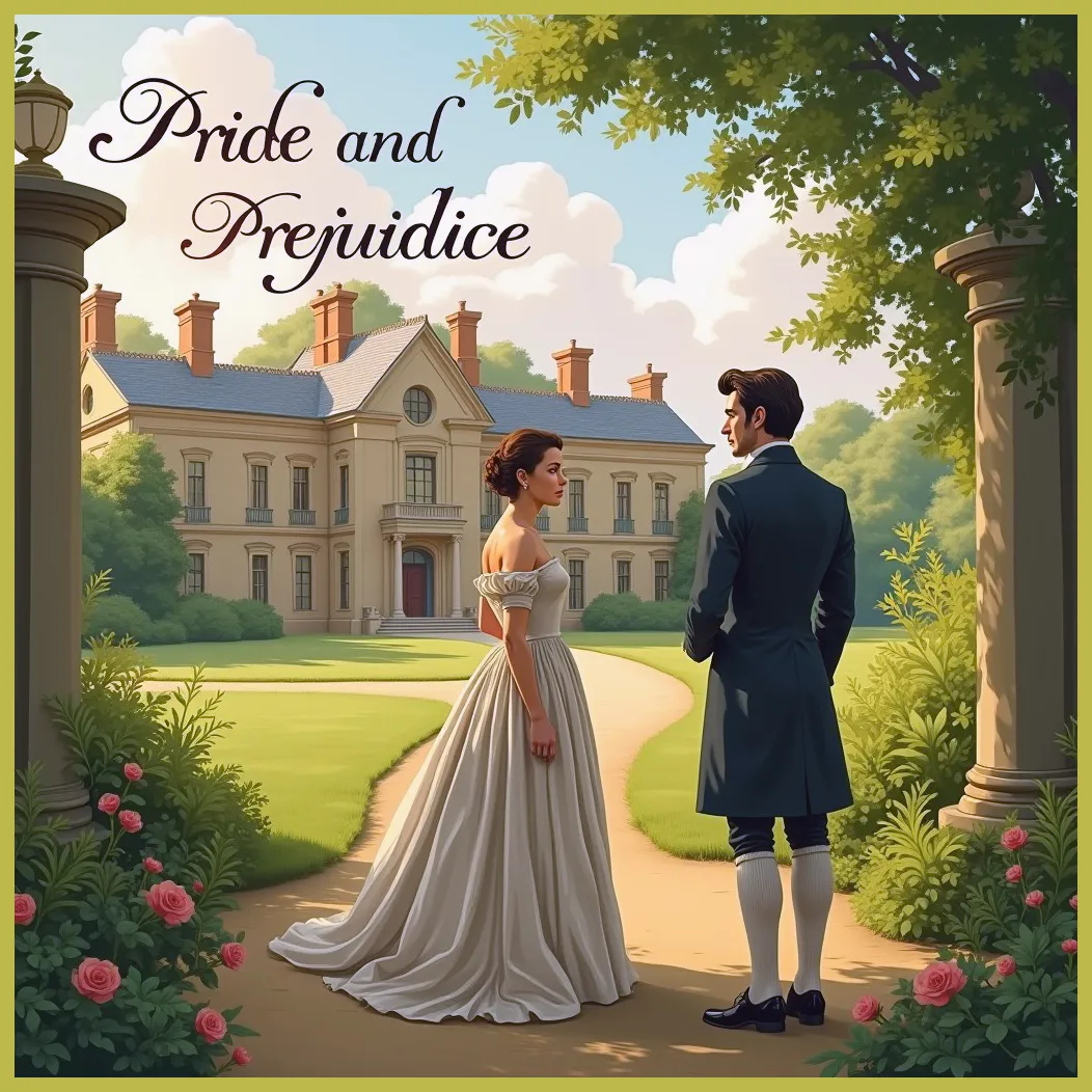 Pride and Prejudice by Jane Austen audiobook cover – Classic Romance – Dream Audiobooks