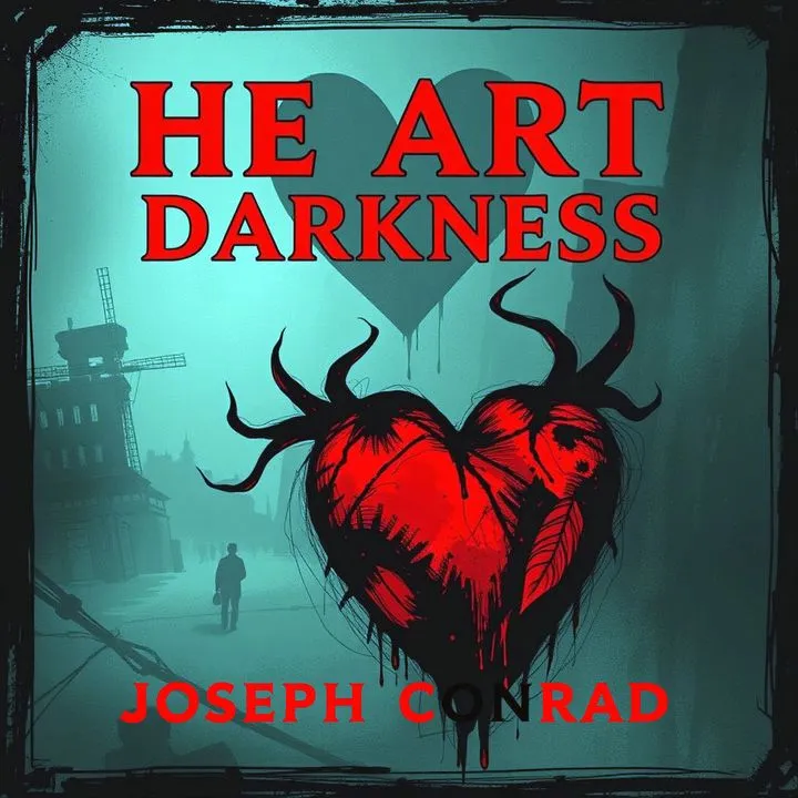 Heart of Darkness audiobook cover – Classic Literature by Joseph Conrad – Dream Audiobooks