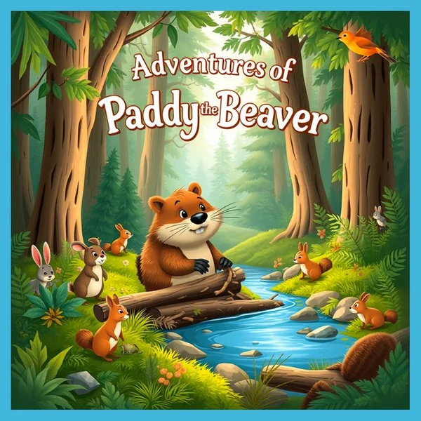 The Adventures of Paddy the Beaver audiobook cover – children’s animal story – Dream Audiobooks