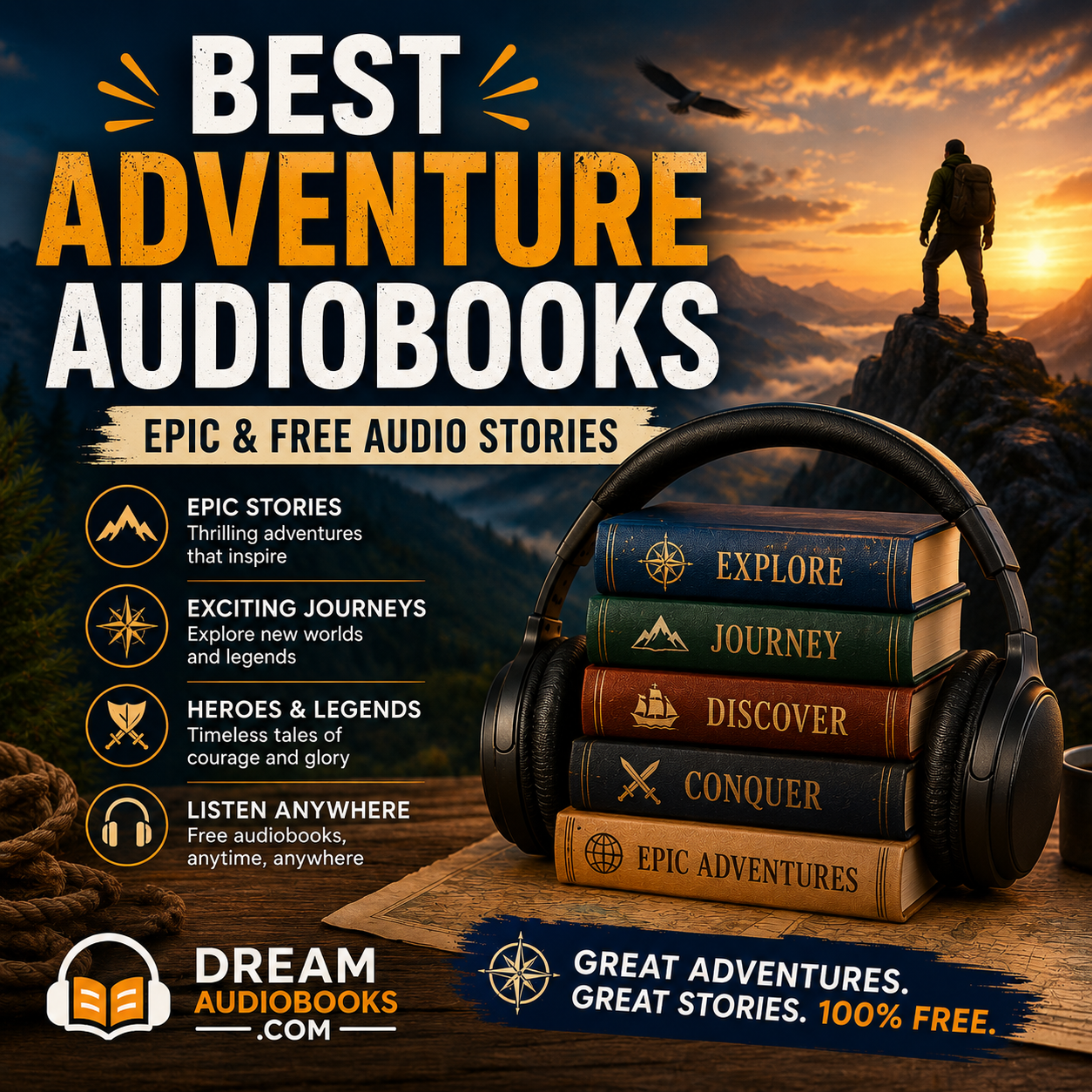 Best Adventure Audiobooks