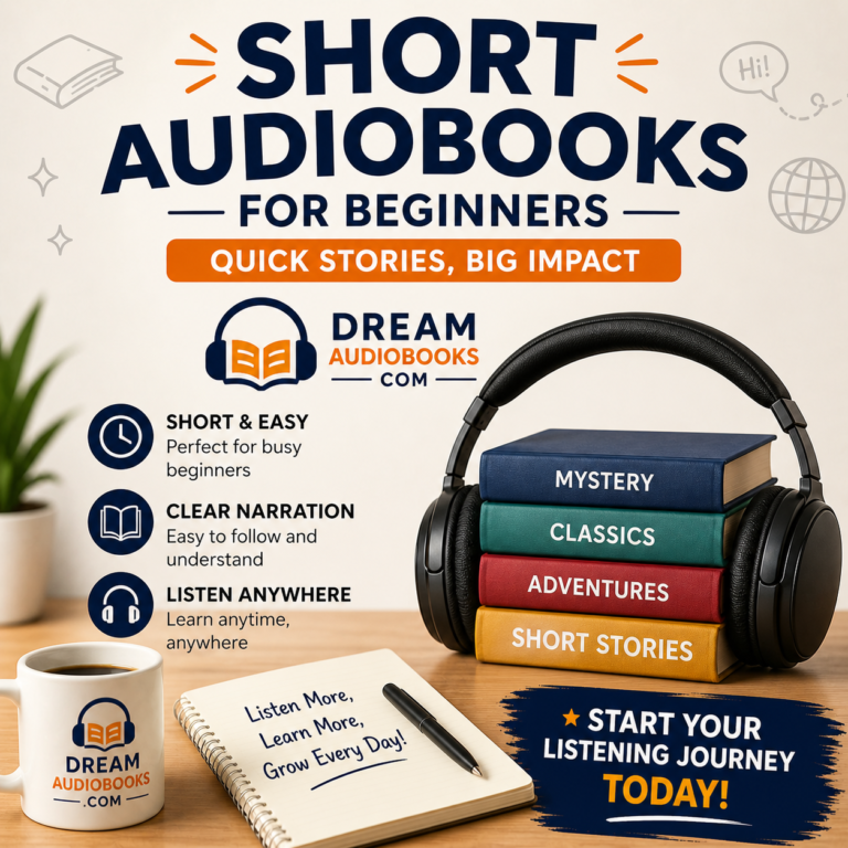 short audiobooks for beginners