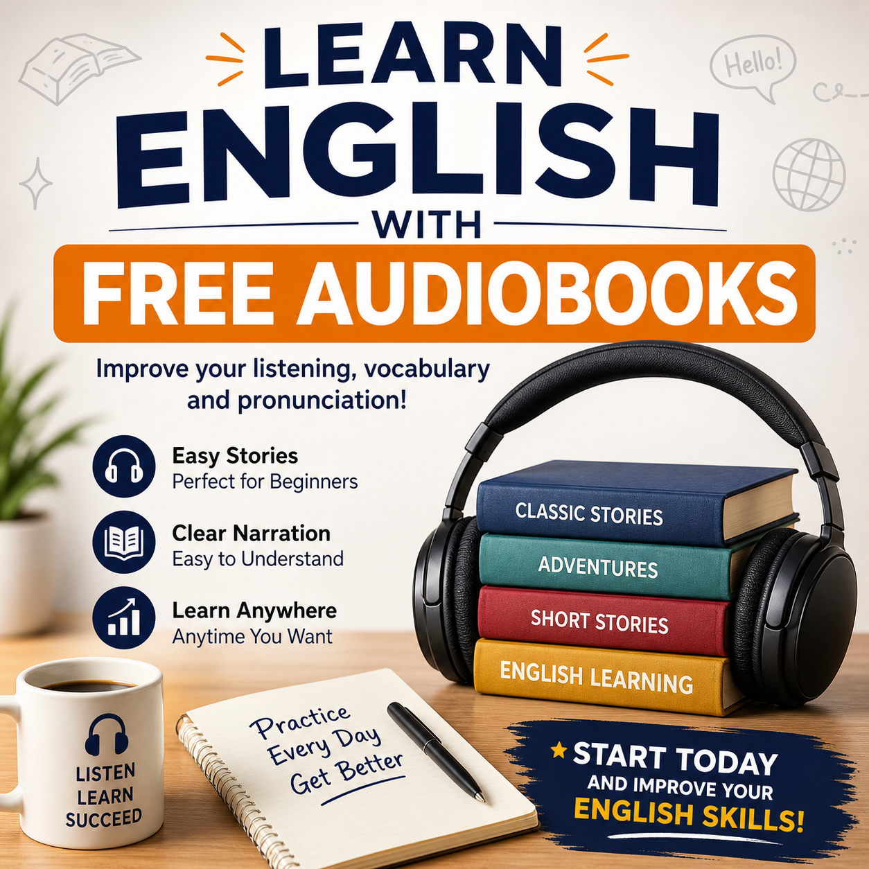 best audiobooks for learning english audiobook cover