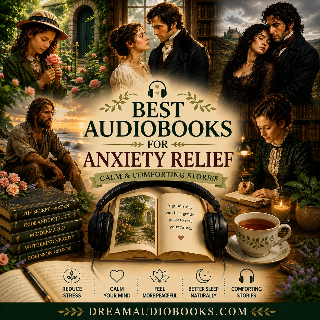 anxiety relief audiobooks