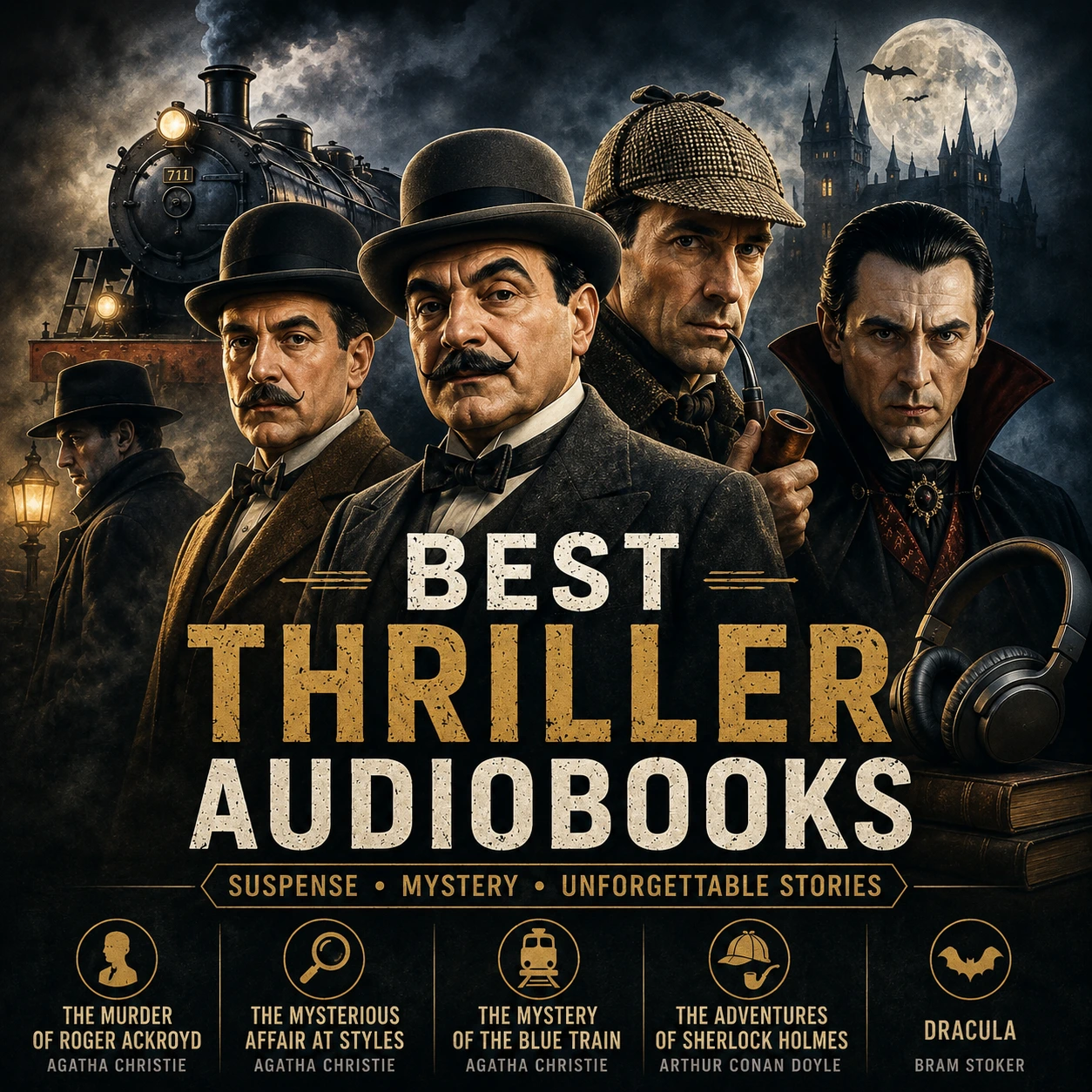 best thriller audiobooks