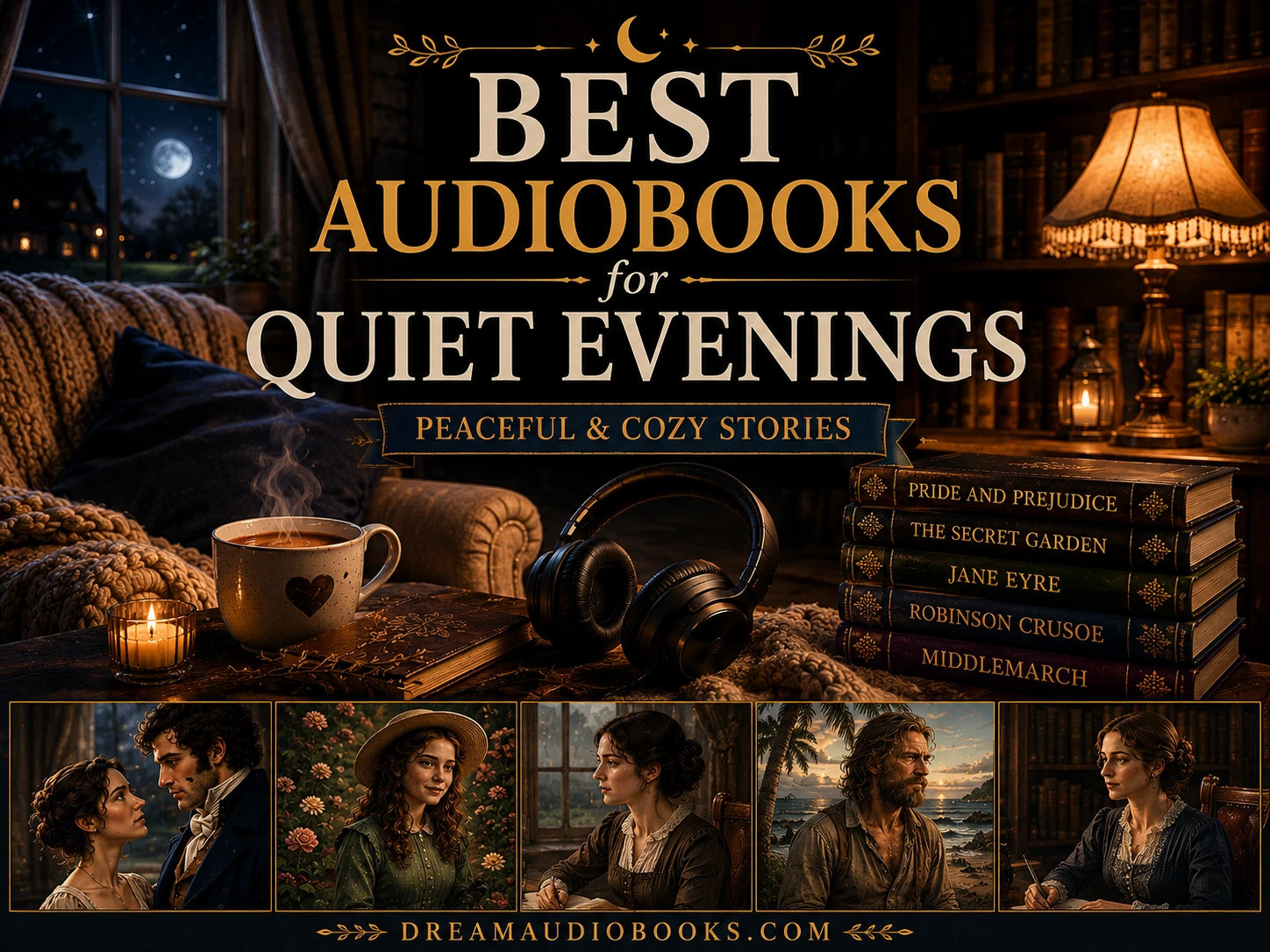 quiet evening audiobooks