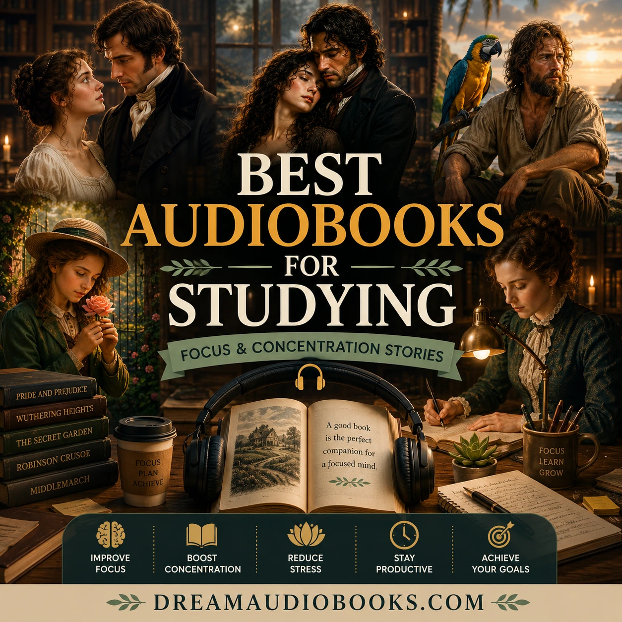 best audiobooks for studying