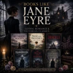 Books Like Jane Eyre featuring Wuthering Heights, Pride and Prejudice, Dracula, Frankenstein, The House of the Vampire, and The Mysterious Stranger