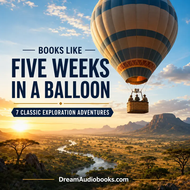 Books like Five Weeks in a Balloon – seven classic exploration adventures