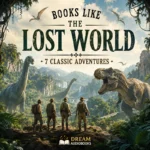 Books Like The Lost World featuring classic adventure books, prehistoric creatures and lost world exploration