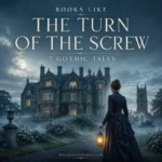 Books Like The Turn of the Screw cover featuring a Victorian governess, haunted manor and two children at a window